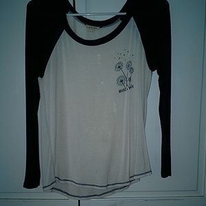 Blue & White long sleeve shirt